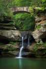 Old Mans Cave Upper Falls-Hocking Hills State Park-Ohio Art Print